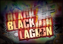 パチンコぱちんこCRブラックラグーン3のロゴギミックの画像